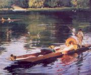 John Lavery The Thames at Maidenhead oil painting